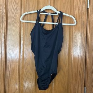 Black ballet leotard